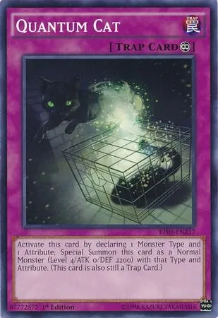 Quantum Cat BP03-EN237 Yu-Gi-Oh card from Battle Pack 3: Monster League