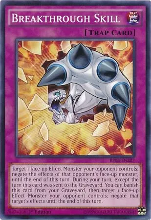 Breakthrough Skill BP03-EN227 Yu-Gi-Oh card from Battle Pack 3: Monster League