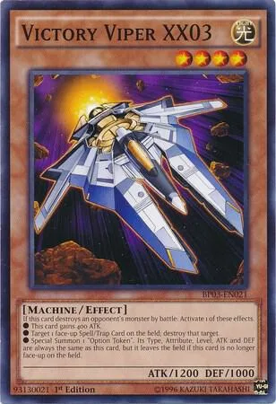 Victory Viper XX03 BP03-EN021 Yu-Gi-Oh card from Battle Pack 3: Monster League