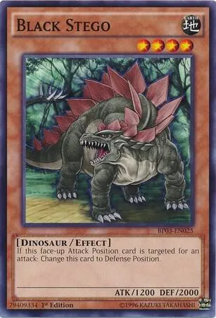 Black Stego BP03-EN025 Yu-Gi-Oh card from Battle Pack 3: Monster League