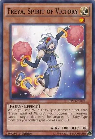Freya, Spirit of Victory BP03-EN027 Yu-Gi-Oh card from Battle Pack 3: Monster League
