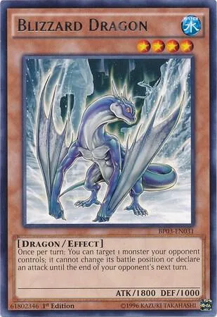 Blizzard Dragon BP03-EN031 Yu-Gi-Oh card from Battle Pack 3: Monster League