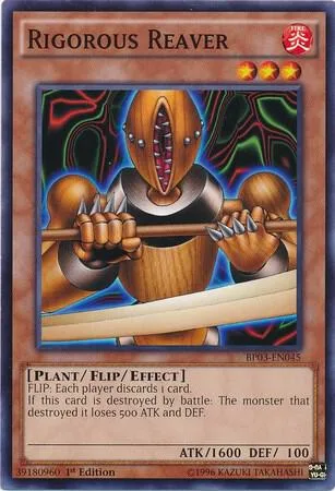 Rigorous Reaver BP03-EN045 Yu-Gi-Oh card from Battle Pack 3: Monster League