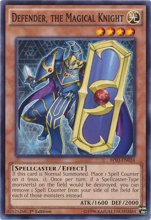 Defender, The Magical Knight BP03-EN054 Yu-Gi-Oh card from Battle Pack 3: Monster League