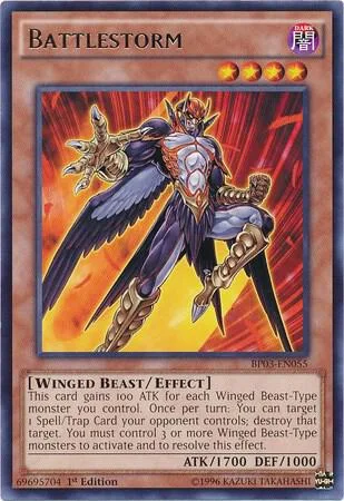 Battlestorm BP03-EN055 Yu-Gi-Oh card from Battle Pack 3: Monster League