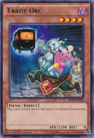 Tardy Orc BP03-EN096 Yu-Gi-Oh card from Battle Pack 3: Monster League