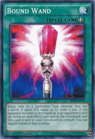 Bound Wand BP03-EN175 Yu-Gi-Oh card from Battle Pack 3: Monster League