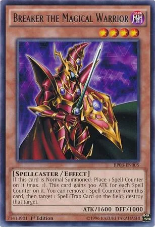Breaker the Magical Warrior BP03-EN005 Yu-Gi-Oh card from Battle Pack 3: Monster League