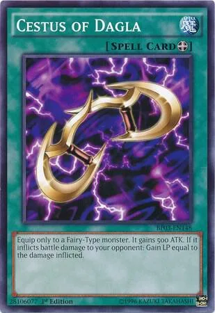 Cestus of Dagla BP03-EN148 Yu-Gi-Oh card from Battle Pack 3: Monster League