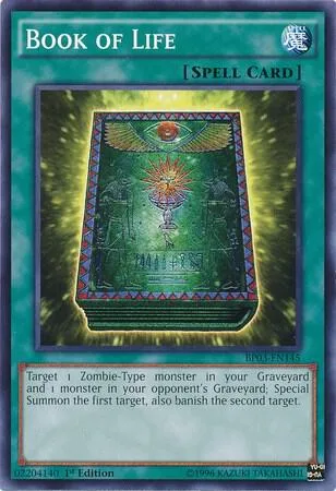 Book of Life BP03-EN145 Yu-Gi-Oh card from Battle Pack 3: Monster League