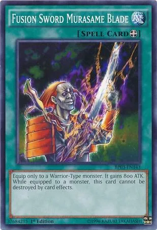 Fusion Sword Murasame Blade BP03-EN143 Yu-Gi-Oh card from Battle Pack 3: Monster League