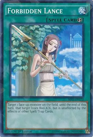 Forbidden Lance Shatterfoil BP03-EN172 Yu-Gi-Oh card from Battle Pack 3: Monster League