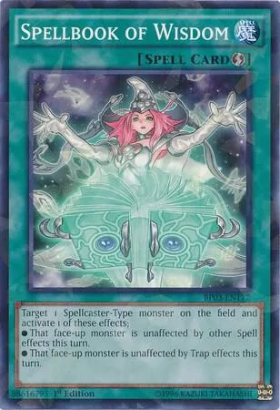 Spellbook of Wisdom Shatterfoil BP03-EN177 Yu-Gi-Oh card from Battle Pack 3: Monster League