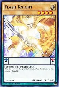 Flash Knight DUEA-EN001 1st Edition Yu-Gi-Oh card from Duelist Alliance