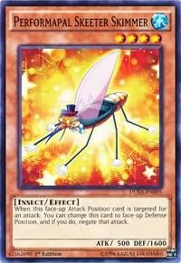 Performapal Skeeter Skimmer DUEA-EN005 Unlimited Yu-Gi-Oh card from Duelist Alliance