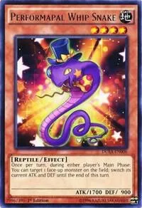 Performapal Whip Snake DUEA-EN006 1st Edition Yu-Gi-Oh card from Duelist Alliance