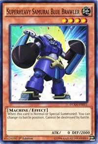 Superheavy Samurai Blue Brawler DUEA-EN011 Unlimited Yu-Gi-Oh card from Duelist Alliance