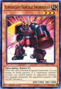Superheavy Samurai Swordsman DUEA-EN012 Unlimited Yu-Gi-Oh card from Duelist Alliance