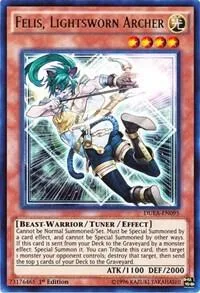 Felis, Lightsworn Archer DUEA-EN095 Unlimited Yu-Gi-Oh card from Duelist Alliance