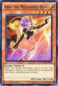 Aria the Melodious Diva DUEA-EN014 1st Edition Yu-Gi-Oh card from Duelist Alliance