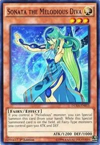 Sonata the Melodious Diva DUEA-EN015 Unlimited Yu-Gi-Oh card from Duelist Alliance