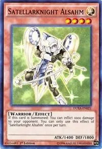 Satellarknight Alsahm DUEA-EN021 Unlimited Yu-Gi-Oh card from Duelist Alliance