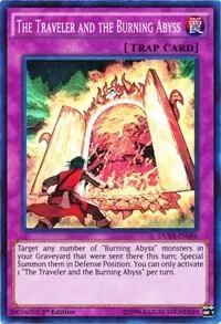 The Traveler and the Burning Abyss DUEA-EN086 Unlimited Yu-Gi-Oh card from Duelist Alliance