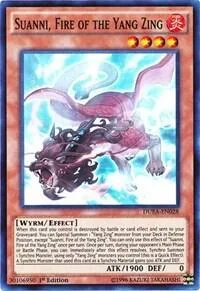 Suanni, Fire of the Yang Zing DUEA-EN028 Unlimited Yu-Gi-Oh card from Duelist Alliance