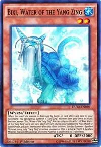 Bixi, Water of the Yang Zing DUEA-EN030 1st Edition Yu-Gi-Oh card from Duelist Alliance
