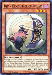 Djinn Demolisher of Rituals DUEA-EN037 1st Edition Yu-Gi-Oh card from Duelist Alliance