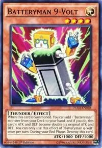 Batteryman 9-Volt DUEA-EN038 Unlimited Yu-Gi-Oh card from Duelist Alliance