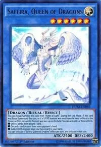 Saffira, Queen of Dragons DUEA-EN050 1st Edition Yu-Gi-Oh card from Duelist Alliance