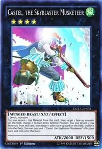 Castel, the Skyblaster Musketeer DUEA-EN054 1st Edition Yu-Gi-Oh card from Duelist Alliance