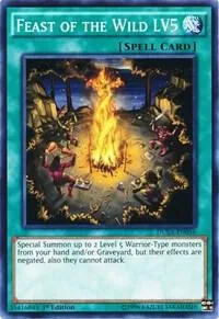 Feast of the Wild LV5 DUEA-EN056 1st Edition Yu-Gi-Oh card from Duelist Alliance
