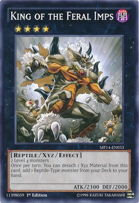 King of the Feral Imps MP14-EN033 Yu-Gi-Oh card from 2014 Mega-Tins Mega Pack