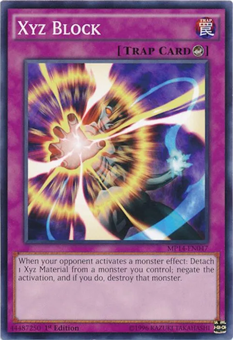 Xyz Block MP14-EN047 Yu-Gi-Oh card from 2014 Mega-Tins Mega Pack