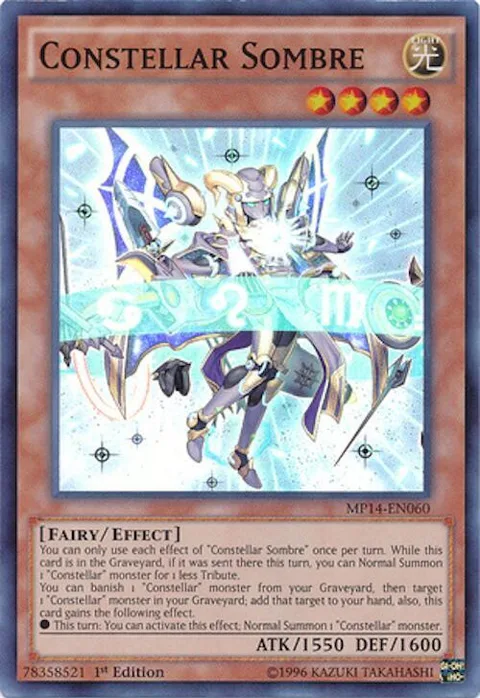 Constellar Sombre MP14-EN060 Yu-Gi-Oh card from 2014 Mega-Tins Mega Pack