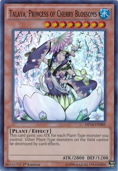 Talaya, Princess of Cherry Blossoms MP14-EN089 Yu-Gi-Oh card from 2014 Mega-Tins Mega Pack