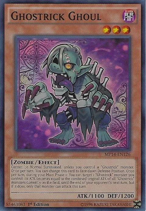 Ghostrick Ghoul MP14-EN126 1st Edition Yu-Gi-Oh card from 2014 Mega-Tins Mega Pack