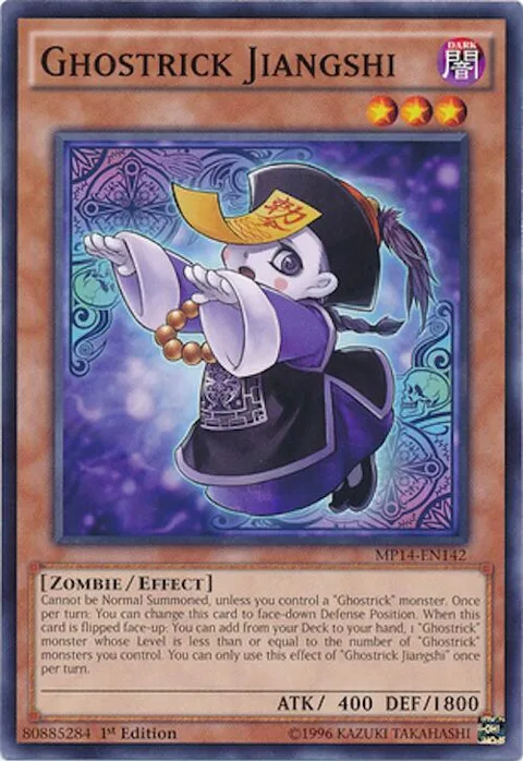 Ghostrick Jiangshi MP14-EN142 Yu-Gi-Oh card from 2014 Mega-Tins Mega Pack
