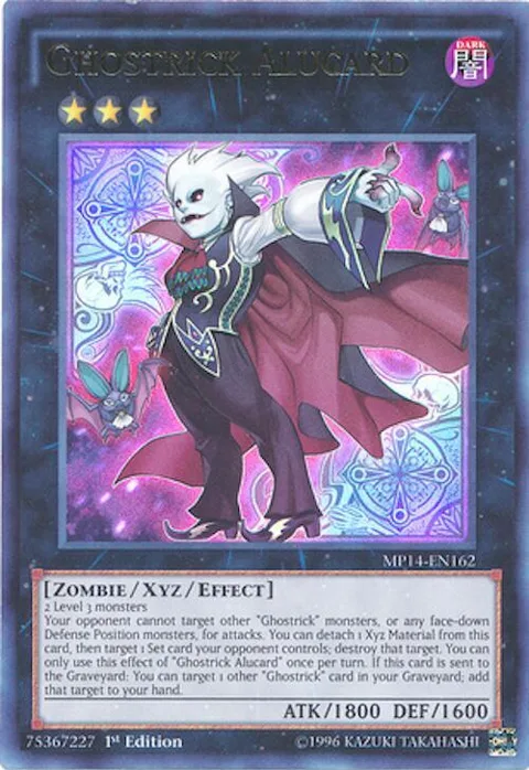 Ghostrick Alucard MP14-EN162 Unlimited Yu-Gi-Oh card from 2014 Mega-Tins Mega Pack