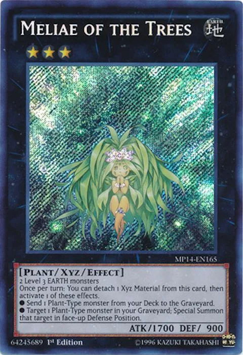 Meliae of the Trees MP14-EN165 Yu-Gi-Oh card from 2014 Mega-Tins Mega Pack