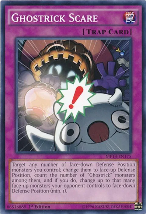 Ghostrick Scare MP14-EN175 Yu-Gi-Oh card from 2014 Mega-Tins Mega Pack