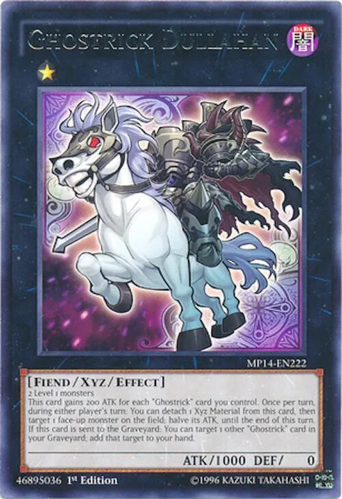 Ghostrick Dullahan MP14-EN222 Yu-Gi-Oh card from 2014 Mega-Tins Mega Pack