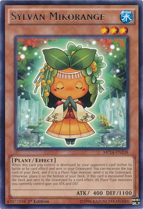 Sylvan Mikorange MP14-EN238 Yu-Gi-Oh card from 2014 Mega-Tins Mega Pack