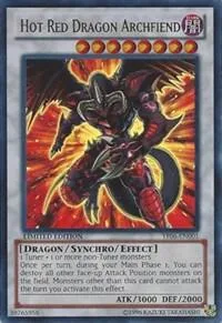 Hot Red Dragon Archfiend YF06-EN001 Yu-Gi-Oh card from Yu-Gi-Oh! 5D's Manga Promotional Cards