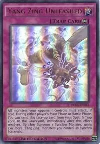 Yang Zing Unleashed DUEA-ENDE2 Yu-Gi-Oh card from Duelist Alliance: Deluxe Edition