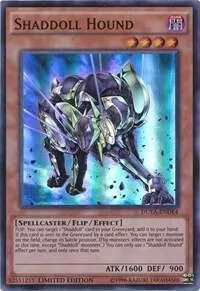 Shaddoll Hound DUEA-ENDE4 Yu-Gi-Oh card from Duelist Alliance: Deluxe Edition