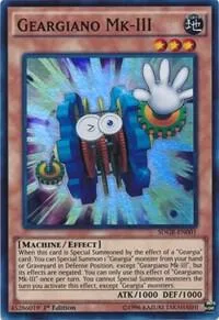 Geargiano Mk-III SDGR-EN001 Yu-Gi-Oh card from Structure Deck: Geargia Rampage
