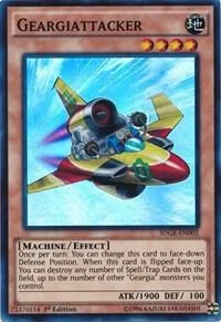 Geargiattacker SDGR-EN002 Yu-Gi-Oh card from Structure Deck: Geargia Rampage